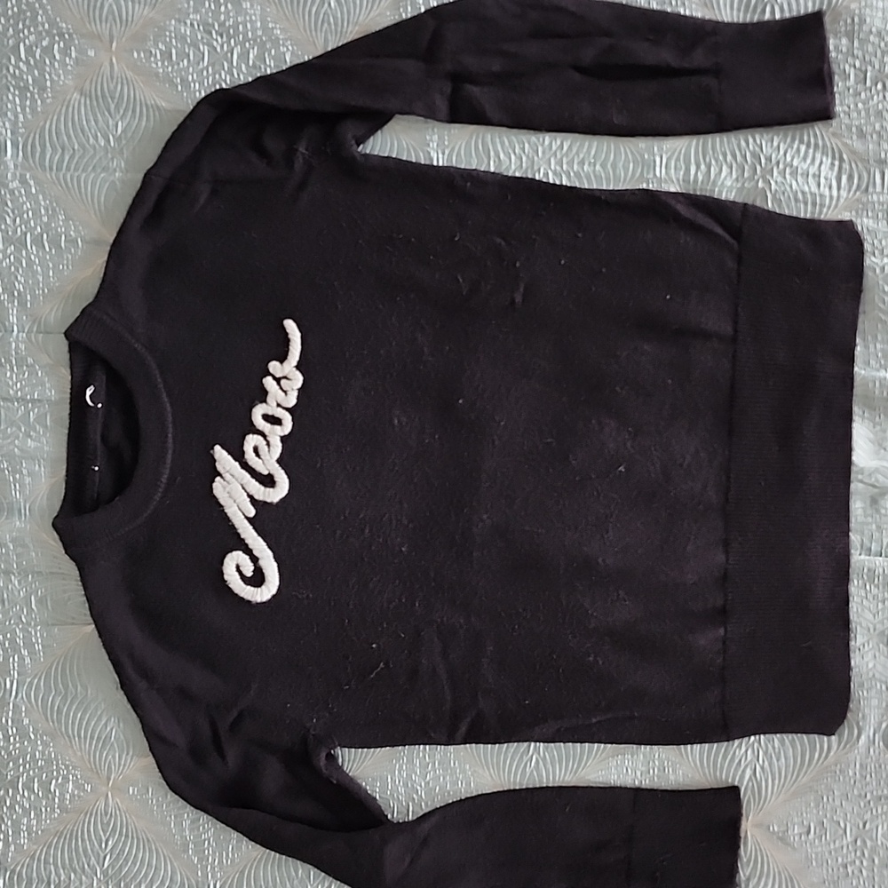 Kate♠️Spade Meow Crew Neck Sweater Size Sm